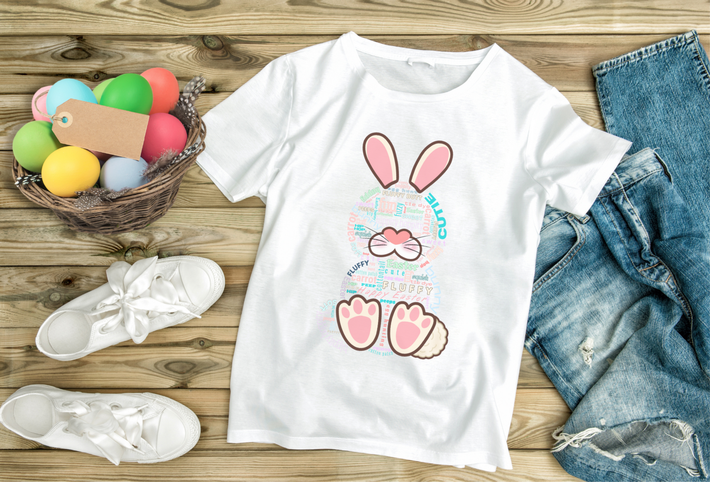 Easter Bunny - Word Tee