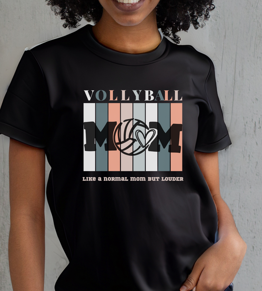 Loud and Proud Volleyball Mom Tee