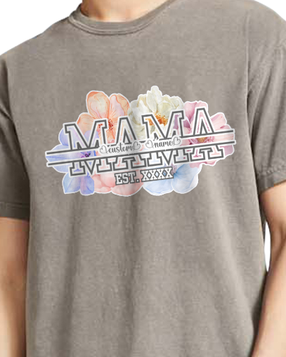 Blossom MAMA Custom Tee